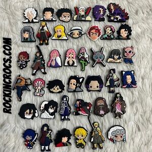 Demon Slayer Croc Charms